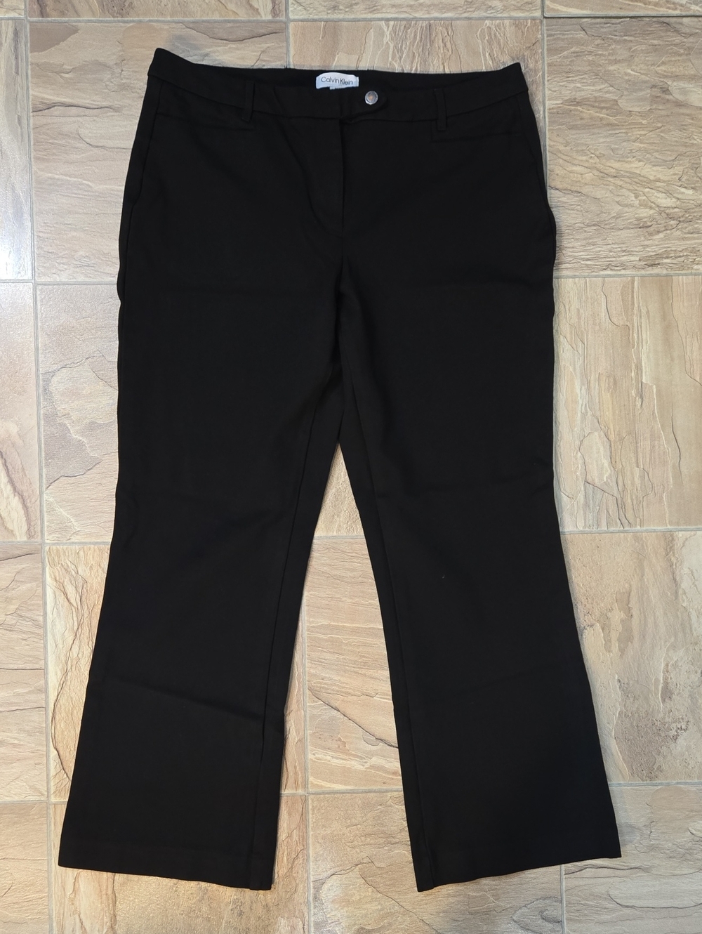 Calvin Klein Black Boot Cut Dress Pants